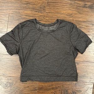 Lululemon oversized cropped viscose shirt